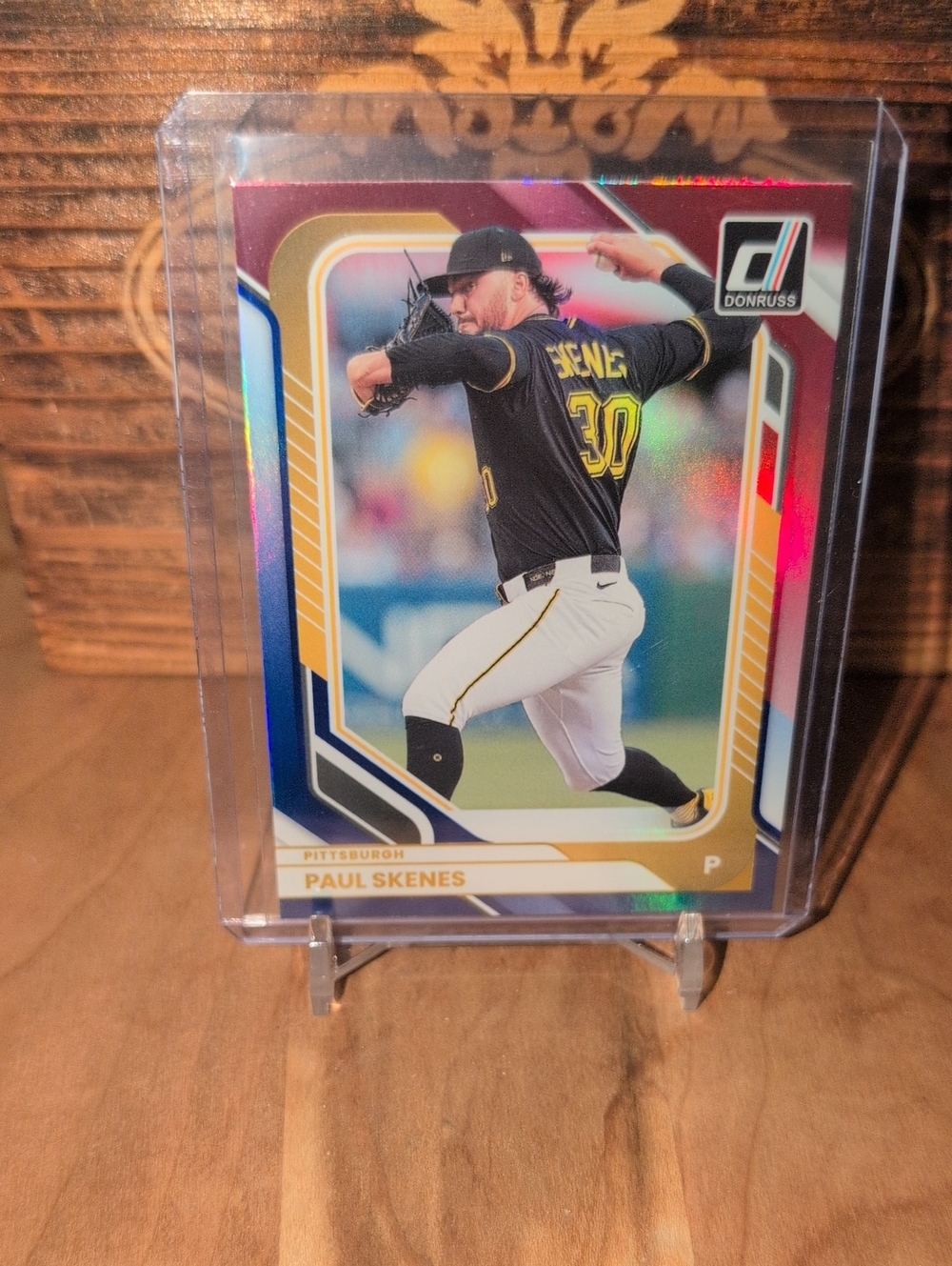 2026 Donruss Paul Skenes Red White Blue Pirates